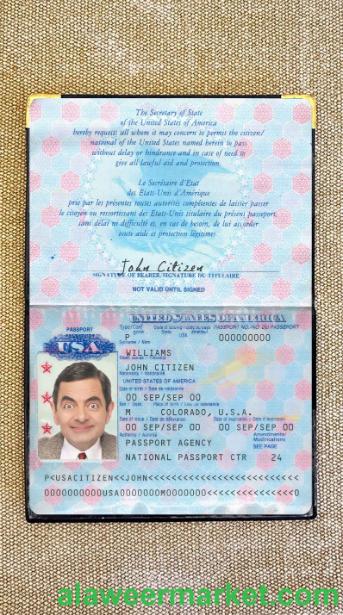 USA passport pre-2007 photo look